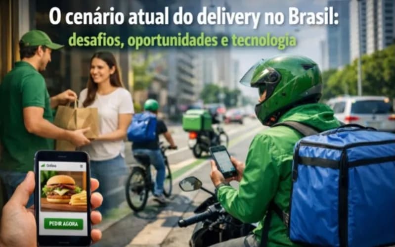O cenário atual do delivery no Brasil: desafios, oportunidades e tecnologia