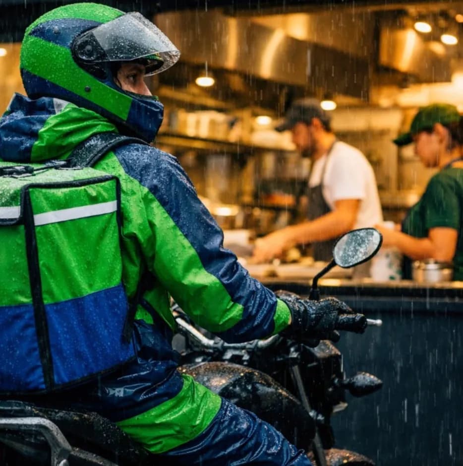 Como manter o delivery eficiente em dias de chuva intensa