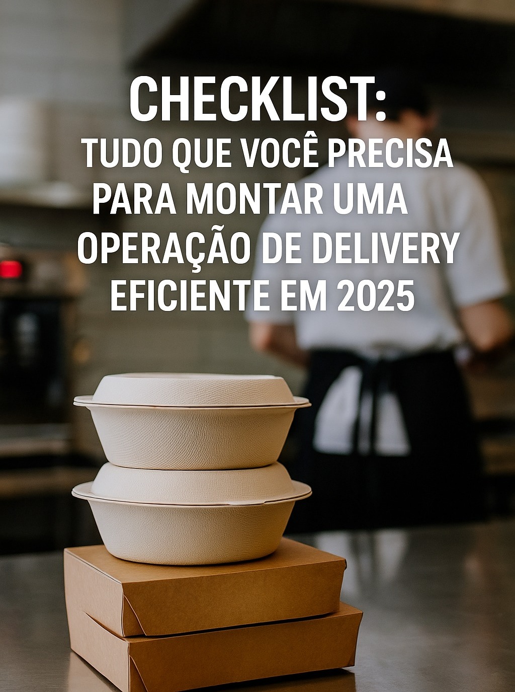 ✅ Checklist: tudo que você precisa para montar uma operação de delivery eficiente em 2025